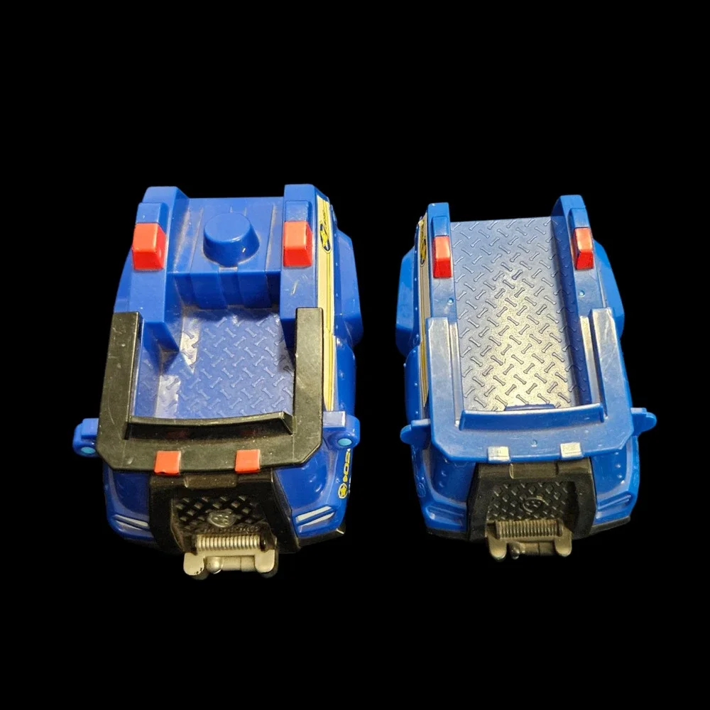 Paw Patrol Chase Police Cruiser Lot of 2 Mini Vehicles – Blue Rescue Trucks
